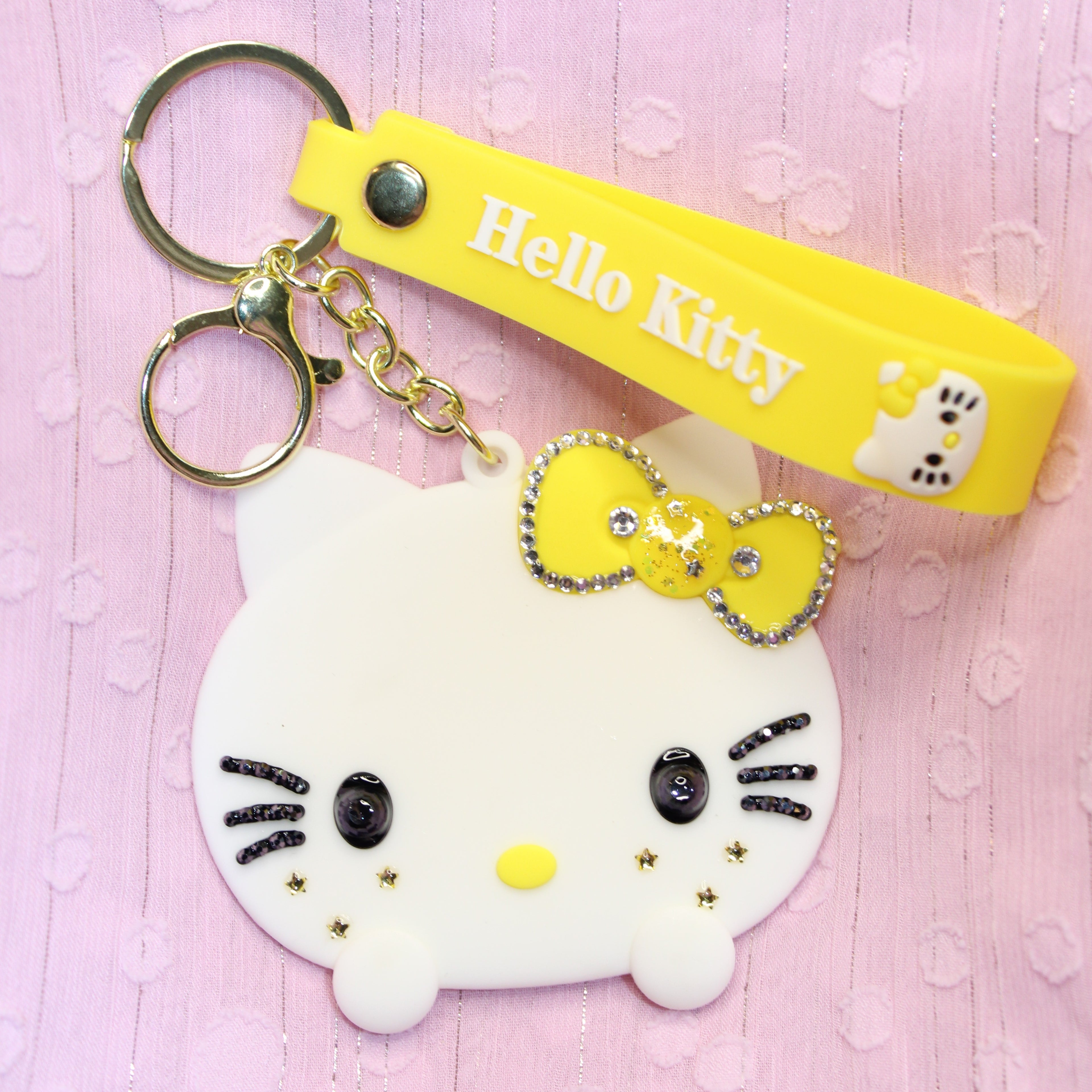 Kitty Mirror Keychain