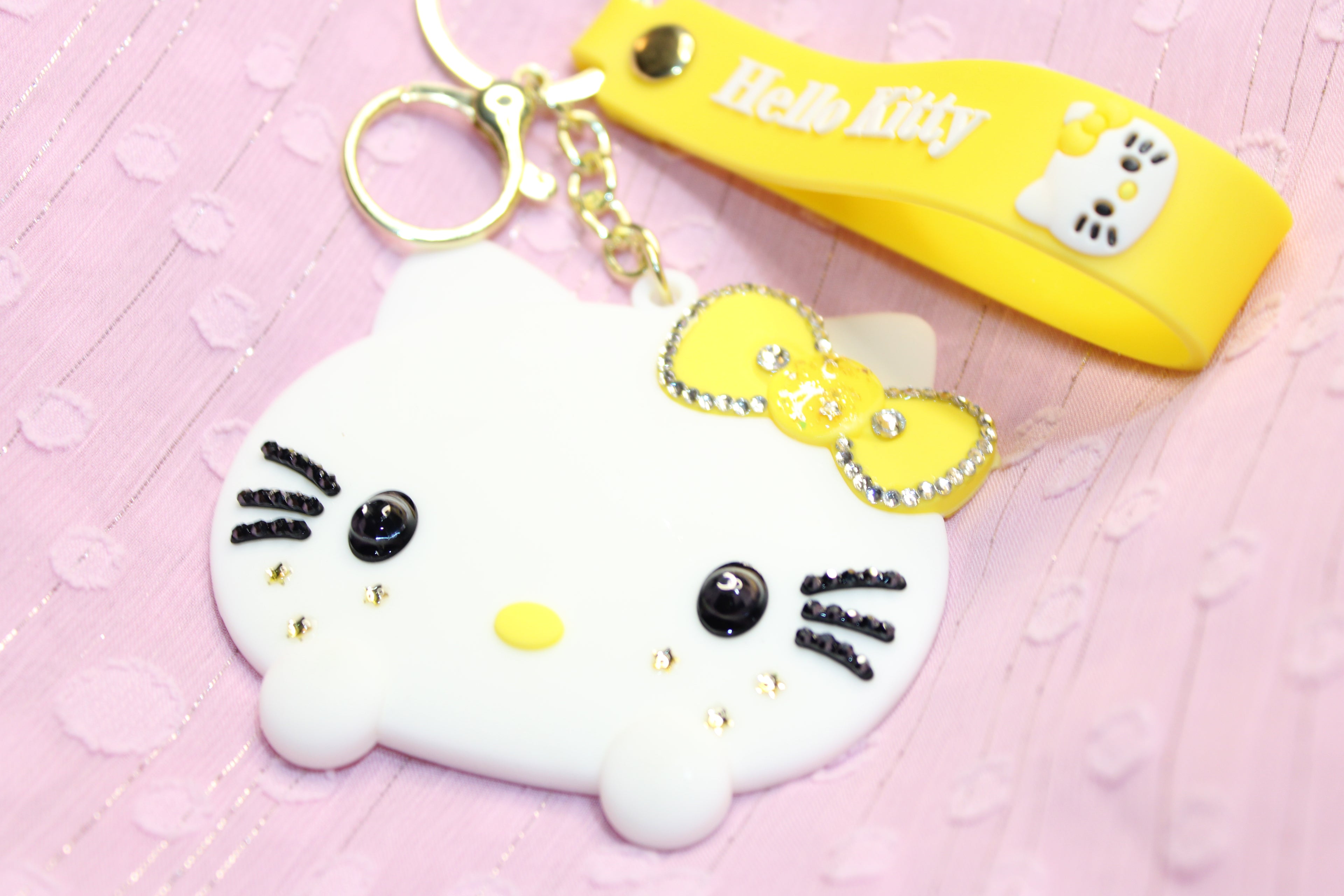 Kitty Mirror Keychain