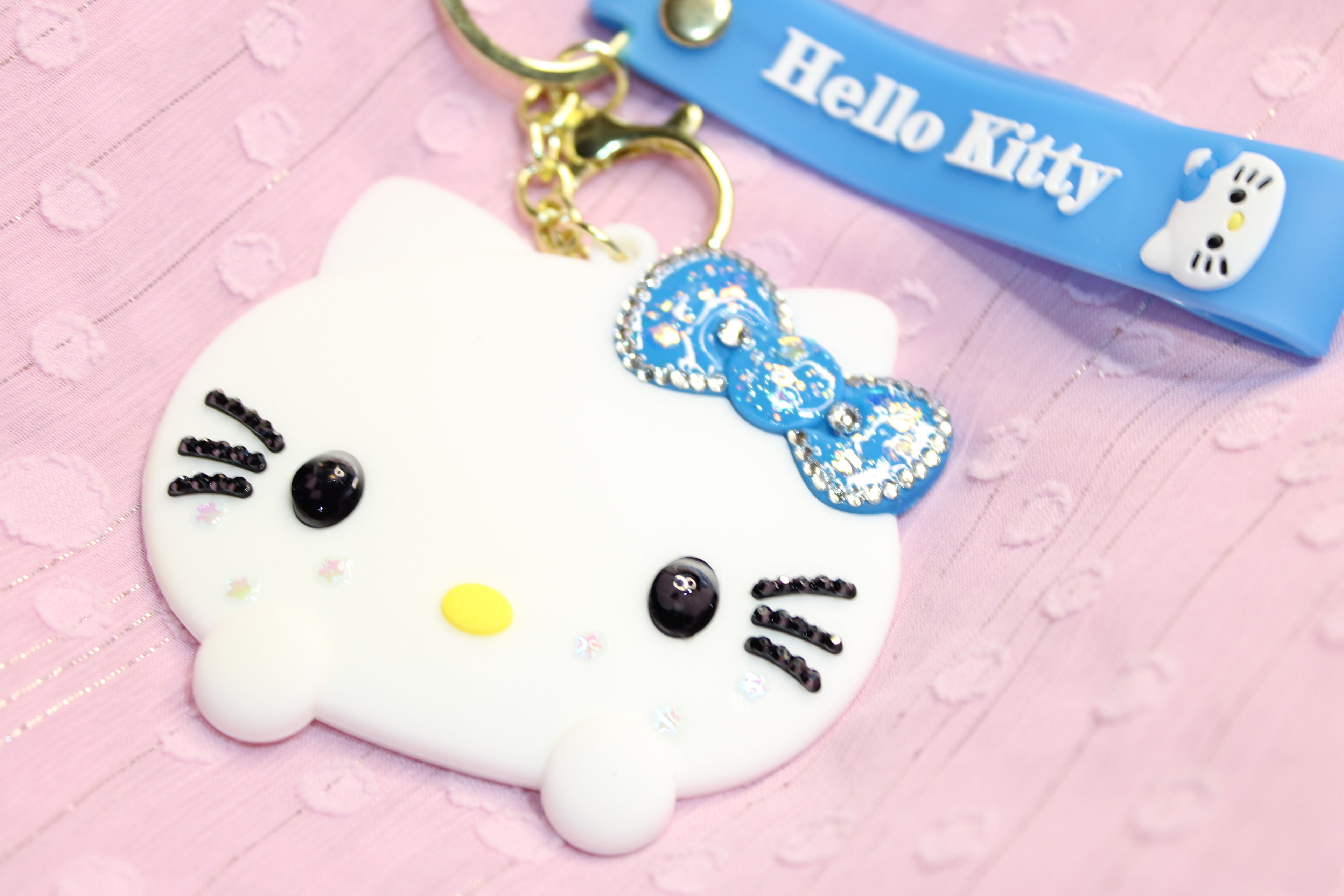 Kitty Mirror Keychain