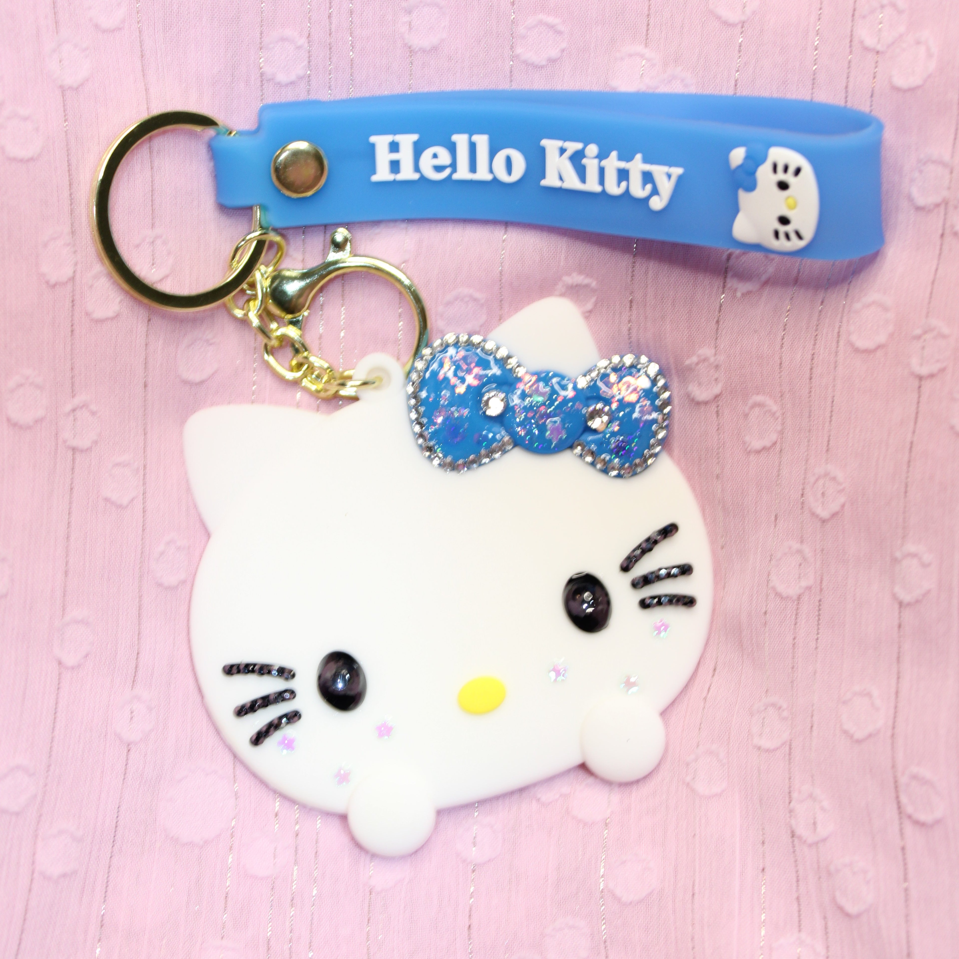 Kitty Mirror Keychain