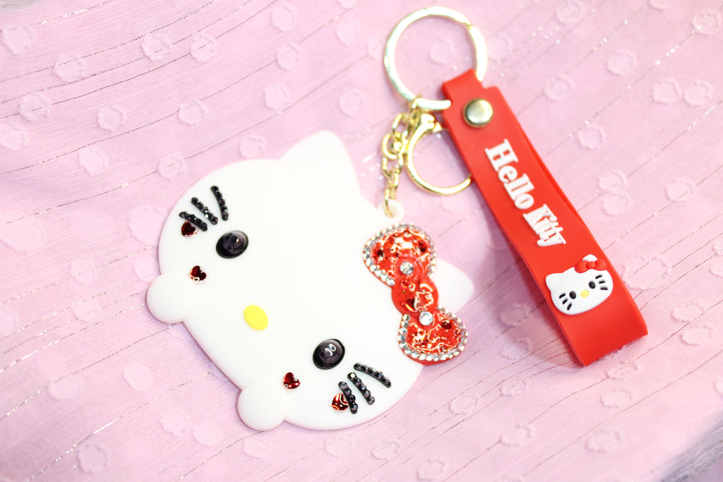Kitty Mirror Keychain