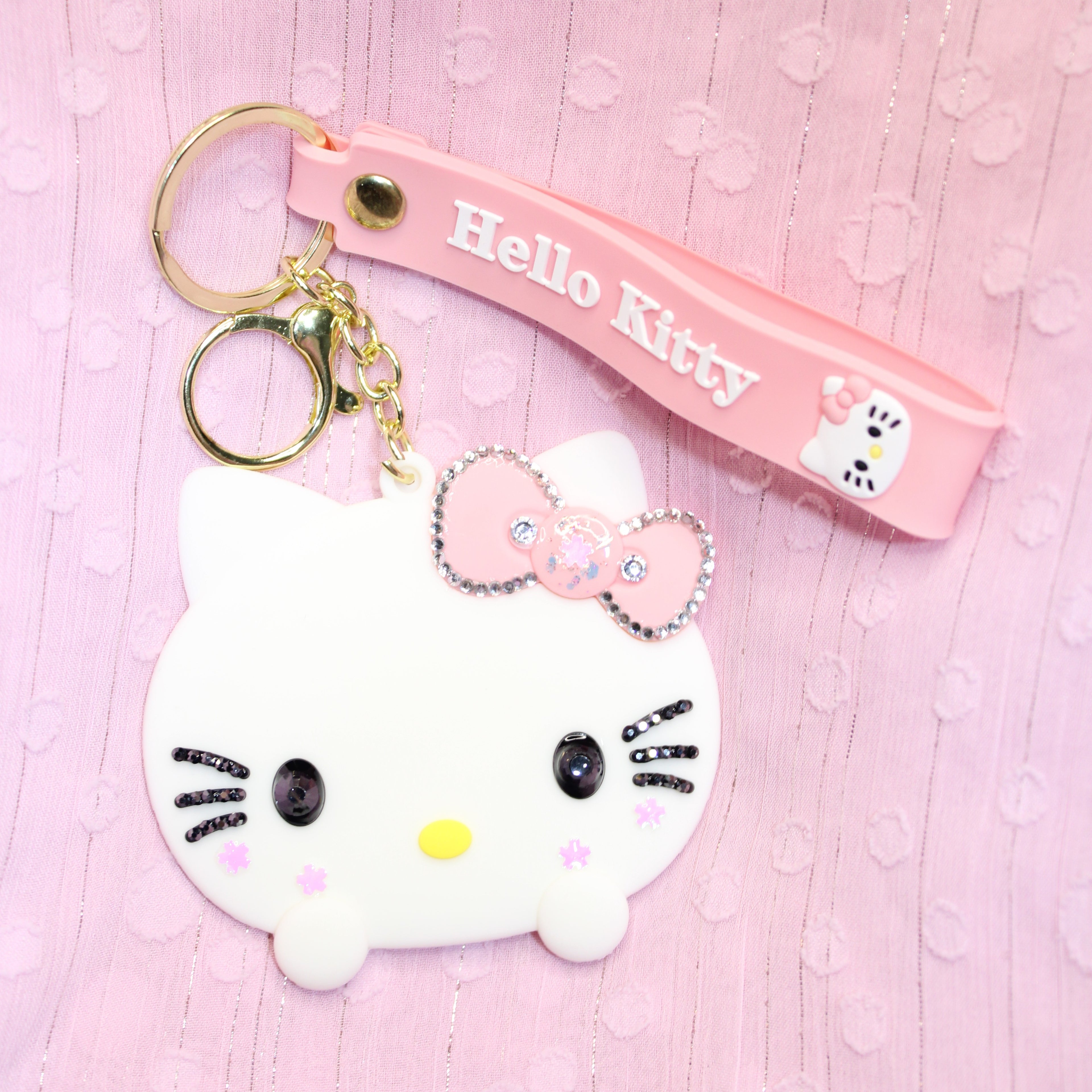 Kitty Mirror Keychain