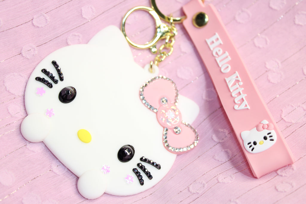 Kitty Mirror Keychain
